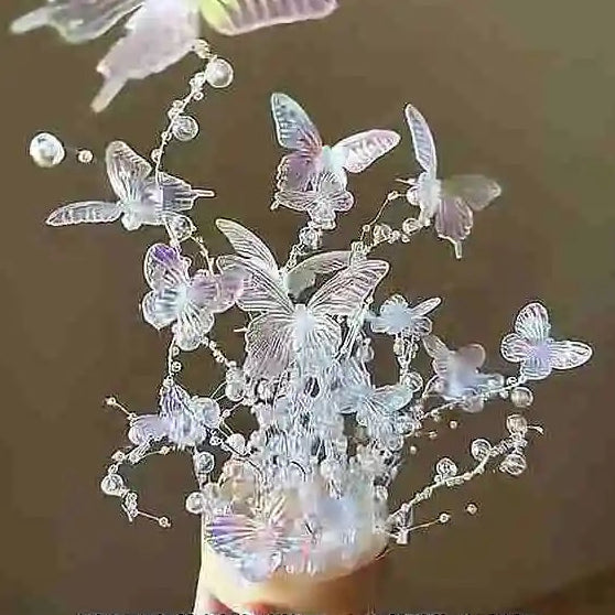 an acrylic butterfly night light you assemble yourself for a warm romantic glow by Butterfly Aura